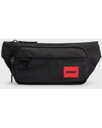 HUGO - Ethon 2.0 Belt Bag With Logo Patch Nos - Lyst