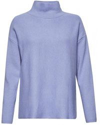Great Plains Mikita Milano Polo Neck Sweater - Blue
