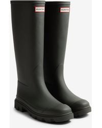 HUNTER - Downpour Tall Rubber Wellington Boots - Lyst
