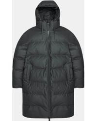Rains - Alta Long Puffer Jacket - Lyst