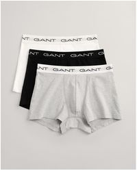 GANT - 3-pack Cotton Jersey Trunks - Lyst
