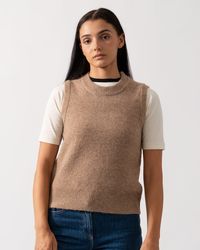Joules - Holly Crew Neck Knit Tank Top - Lyst