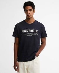 Barbour - Moorside Tailored Logo T-Shirt - Lyst