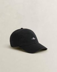 GANT - Shield Logo Cotton Twill Cap - Lyst