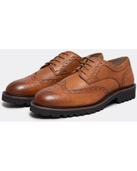 Oliver Sweeney - Finstock Milled Calf Leather Lightweight Brogues - Lyst