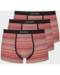 Paul Smith - 3 Pack Signature Stripe Trunks - Lyst