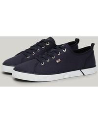 Tommy Hilfiger - Vulc Detail Canvas Trainers - Lyst