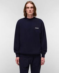 Napapijri - Small Box Crew Neck Sweatshirt - Lyst