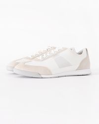BOSS - Nitan Mixed Material Trainers With Ridged Outsole - Lyst