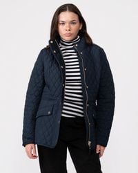 Joules - Allendale Diamond Quilted Jacket - Lyst