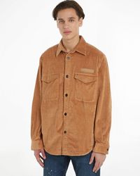 Tommy Hilfiger - Corduroy Solid Overshirt - Lyst