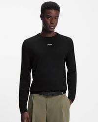 HUGO - San Cassius-C2 Crew Neck Jumper - Lyst