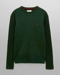 Joules - Cable Knit Crew Neck Jumper - Lyst