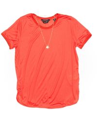 Maison Scotch - Short Sleeve Lurex Rib Detailed Tee - Lyst