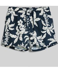 GANT - Palm Lei Print Swim Shorts - Lyst