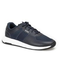 hugo boss slip on trainers