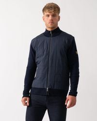 Belstaff - Kelbrook Merino Wool Zip Cardigan - Lyst