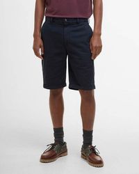 Barbour - Washed Twill Chino Shorts - Lyst