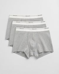 GANT - 3-Pack Core Trunks With Logo Waistband - Lyst