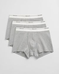 GANT - 3-Pack Core Trunks With Logo Waistband - Lyst
