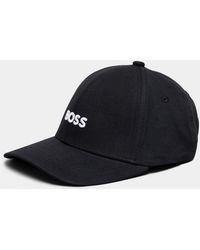 BOSS - Zed Cotton-Twill Six-Panel Cap With Embroidered Logo Nos - Lyst