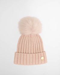 Barbour - Conway Knitted Beanie Hat - Lyst