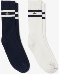 Lacoste - Ribbed Socks - Lyst