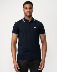 BOSS - Paul Short Sleeve Polo Shirt With Contrast Tipping Nos - Lyst