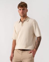 Paul Smith - Ps Rib Knitted Polo - Lyst