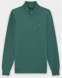 Lyle & Scott - Loopback Quarter Zip Sweatshirt - Lyst