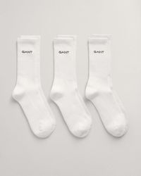 GANT - Sport Socks 3-Pack Colour: 110 - Lyst