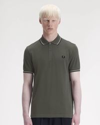 Fred Perry - Twin Tipped Signature Polo Shirt - Lyst