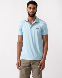 BOSS - Paul Pro Tipped Polo Shirt - Lyst