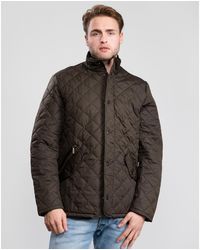Barbour Synthetic Flyweight Chelsea Quilted Jacket in Navy (Blue) for Men |  Lyst