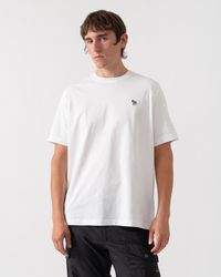 Paul Smith - Ps Regular Fit Cotton Zebra Logo T-Shirt - Lyst