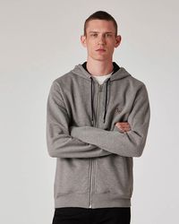 Paul Smith - Ps Reg Fit Zip Hoodie With Zebra Logo - Lyst
