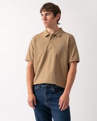 GANT - Regular Fit Short Sleeve Shield Logo Pique Polo - Lyst