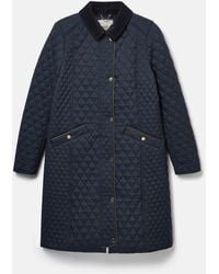 Joules - Rosewell Long Diamond Quilt Jacket - Lyst