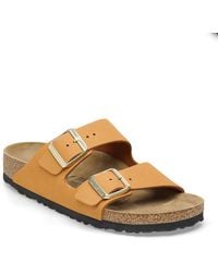 Birkenstock - Arizona Nubuck Leather Sandals - Lyst