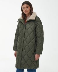 Barbour - Samphire Long Quilted Jacket - Lyst