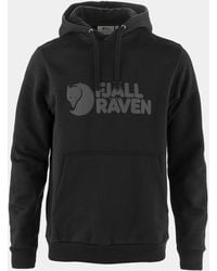 Fjallraven - Logo Hoodie - Lyst