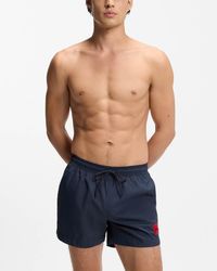HUGO - Dominica Quick-Drying Swim Shorts - Lyst