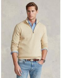 Polo Ralph Lauren Cotton Half-zip Pullover - Natural