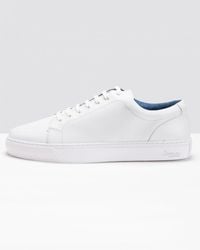 Oliver Sweeney - Hayle Antiqued Calf Leather Trainers - Lyst
