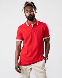 BOSS - Paddy Contrast Polo Nos Size: L - Lyst