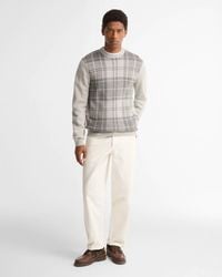 Barbour - Mineral Tartan Crew Neck Sweater - Lyst