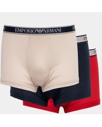 Emporio Armani - 3-pack Core Logoband Trunks - Lyst