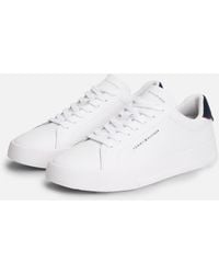 Tommy Hilfiger - Court Leather Detailed Trainer - Lyst