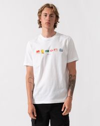 Paul Smith - Ps "In A Row" Graphic T-Shirt - Lyst