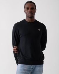 Paul Smith - Ps Zebra Badge Crew Neck Jumper Colour: 79 - Lyst